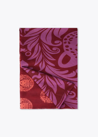 Tiger Medallion Scarf 100x200cm