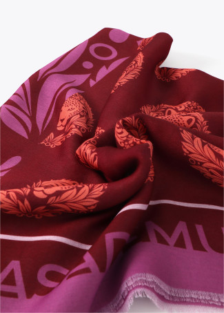 Fular medallón tigre 100x200cm