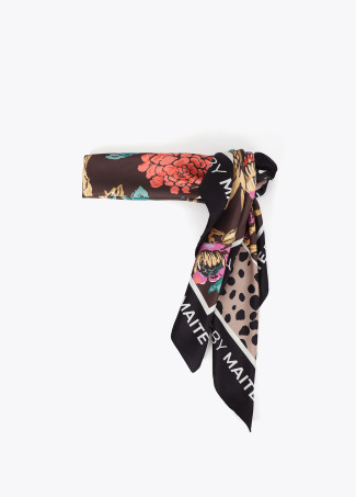 Foulard à Imprimé Floral 90x90cm