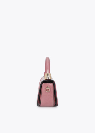 Mini Umhängetasche mit Durchbrochenem Ringdetail