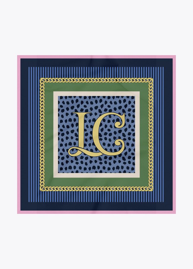 Pañuelo LC blue animal