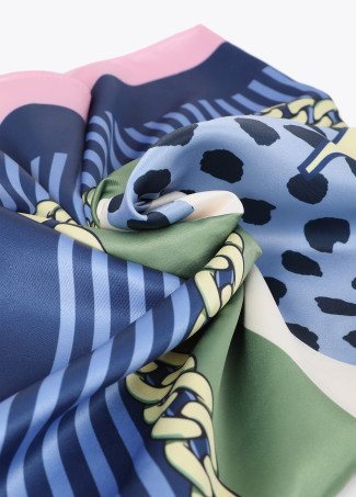 Pañuelo LC blue animal