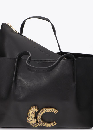 Umhängetasche mit Doppelfunktion aus Kunstleder