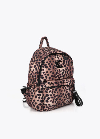 Sac à dos en nylon imprimé animal