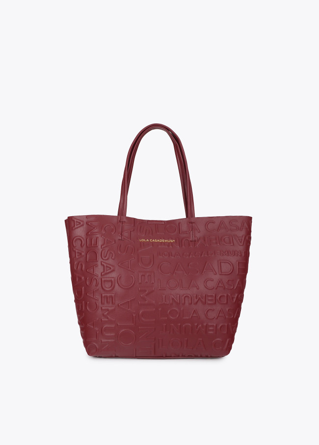 Shopper monograma relieve