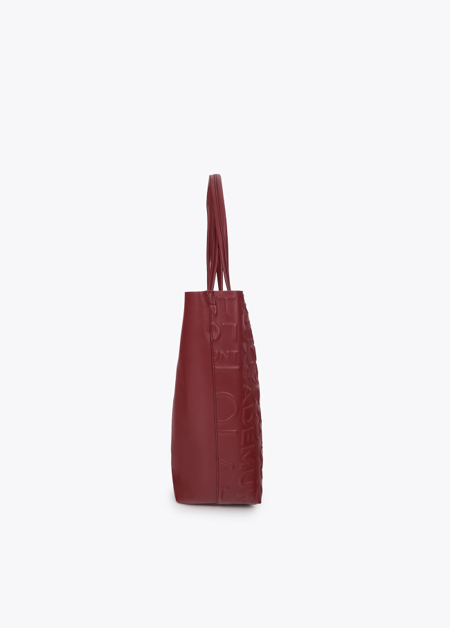 Shopper monograma relieve