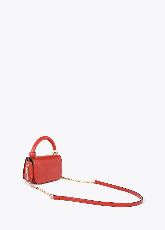 Mini Sac Bandoulière avec Détail Anneau Perforé