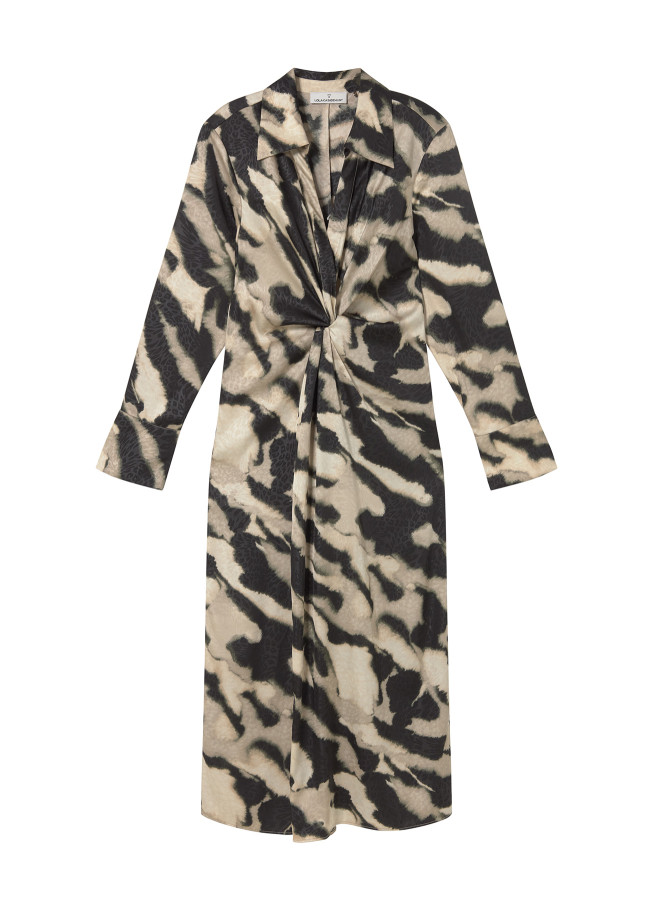 Marble Knot Print Dress