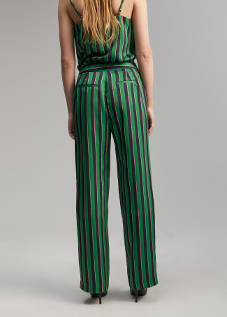 Pantalon droit rayures