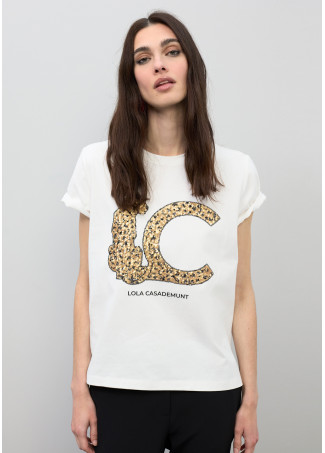 T-shirt LC à paillettes