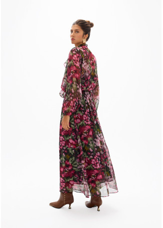 Robe en Georgette Imprimée