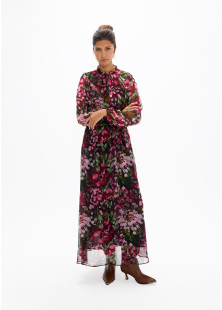 Vestido de Georgette Estampado