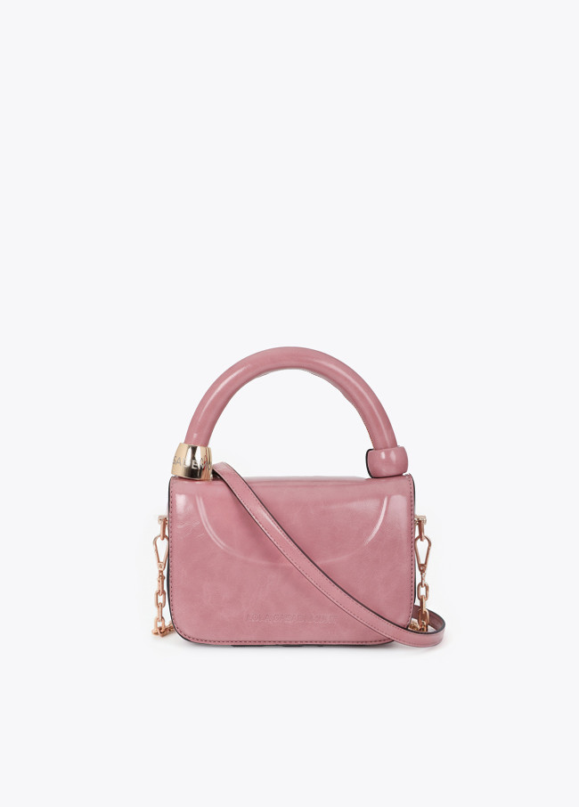 Mini Sac Bandoulière avec Détail Anneau Ajouré