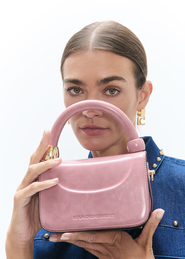 Mini Sac Bandoulière avec Détail Anneau Ajouré