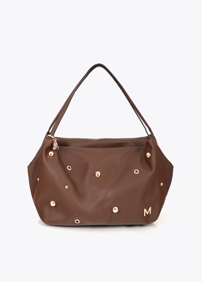Shopper in Ecopelle con Borchie