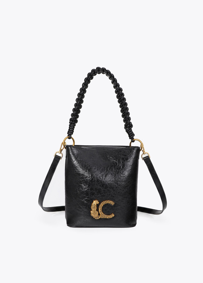 Hobo Bag with Braided Handle