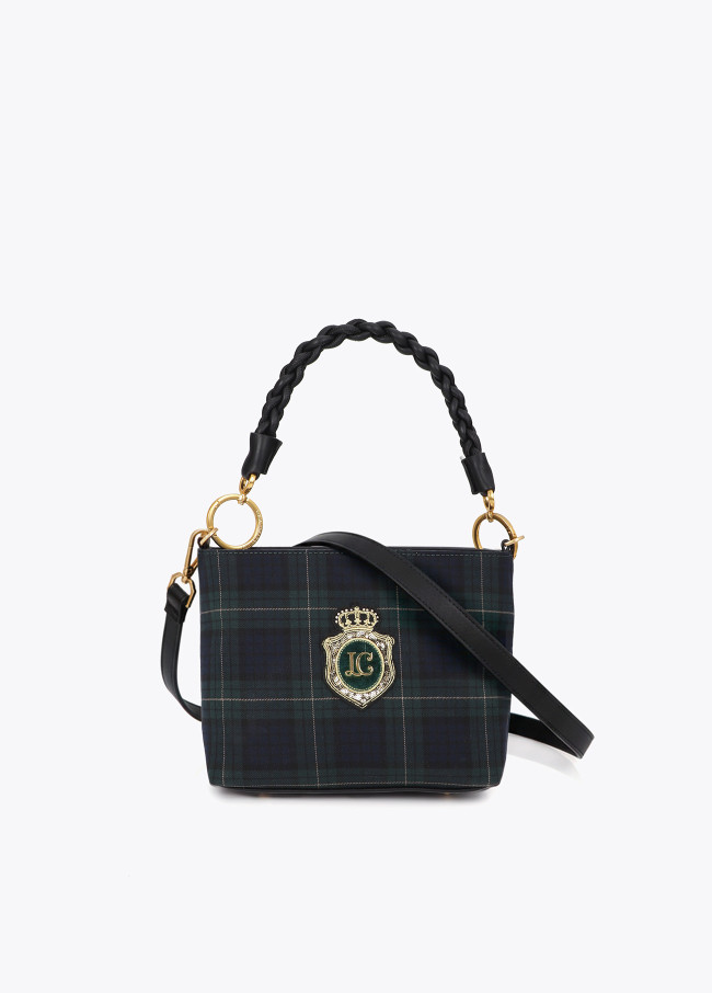 Checkered Woven Bag