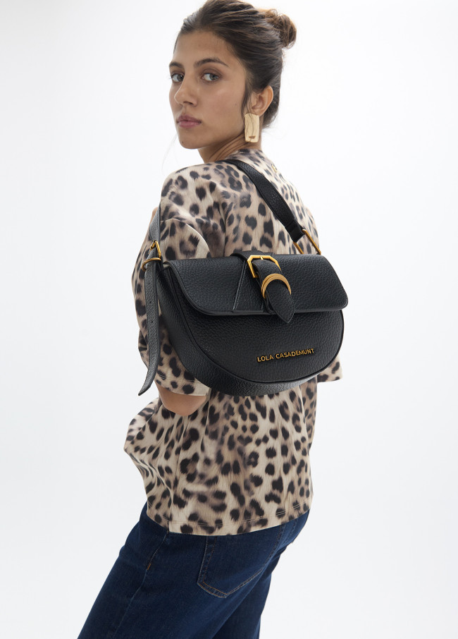 Sac bandoulière avec détail de ceinture