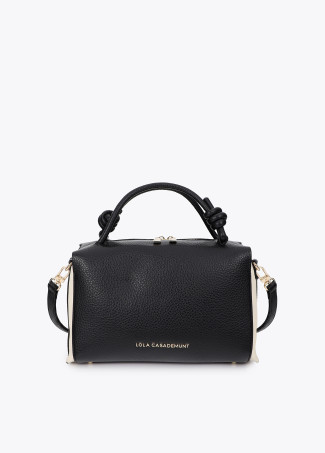 Sac Bowling Bicolore effet cuir