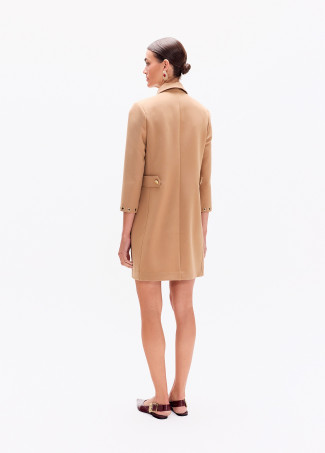 Short Dress with Eyelets