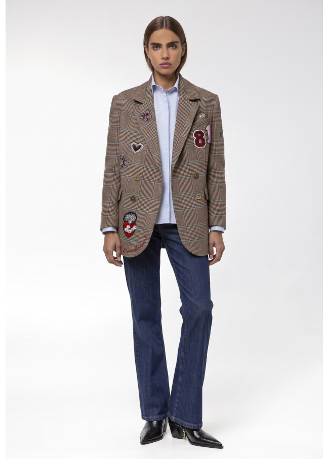 Blazer with Patches