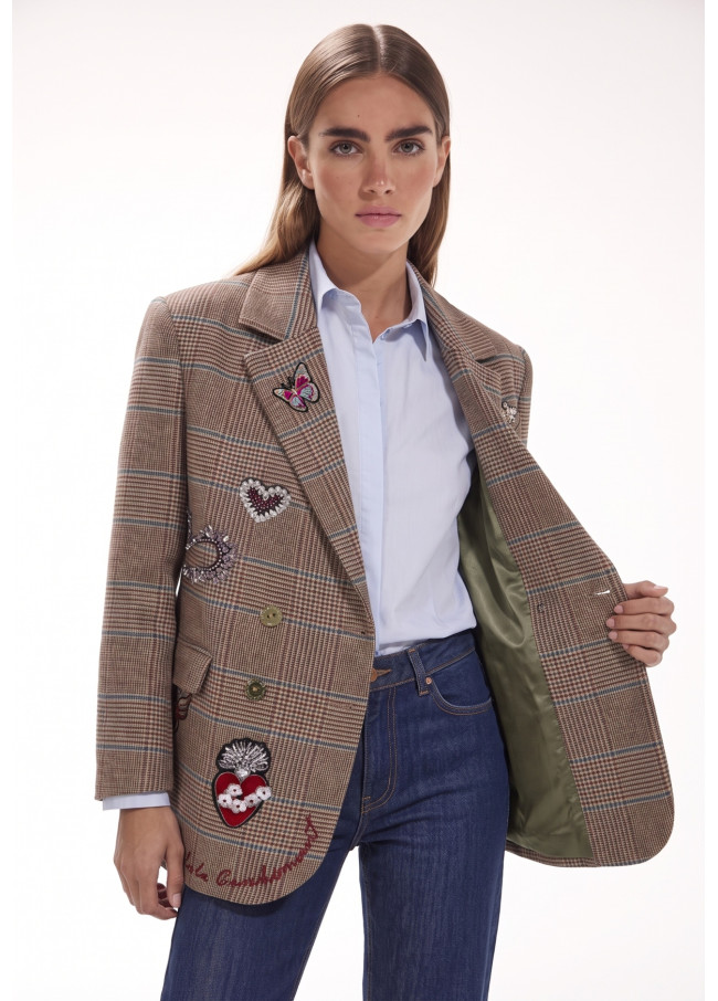 Blazer with Patches