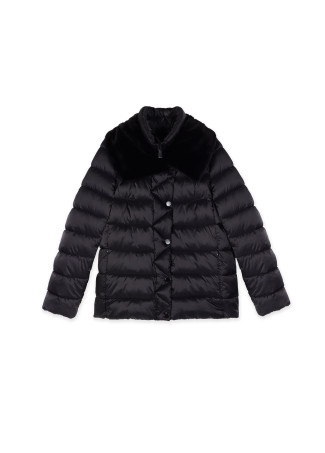 Anorak Corto con Doppio Collo