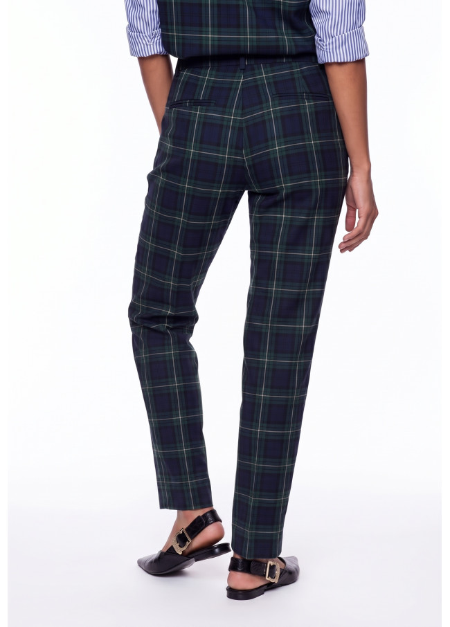 Pantaloni a quadri fit Barcellona