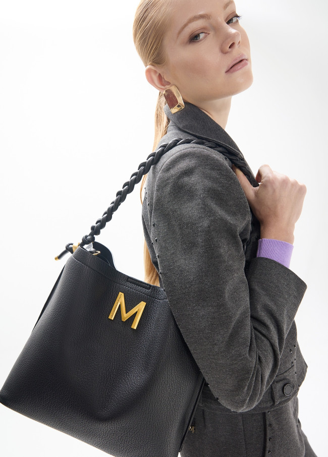 Shopper con Dettaglio di Treccia Frontale