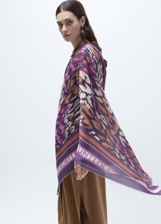 Floral Motif Scarf 100x200cm