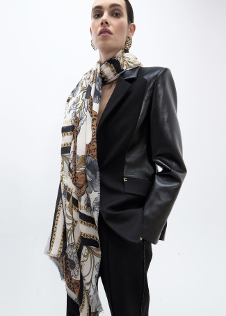 Tiger Grid Scarf 100x200cm