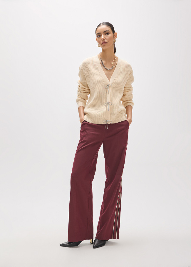 Paris Fit Trousers with Grosgrain Side Band