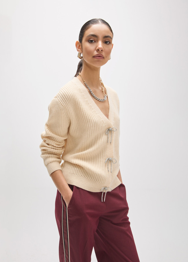 Paris Fit Trousers with Grosgrain Side Band