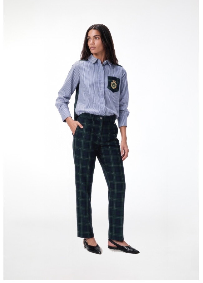 Barcelona Fit Plaid Pants