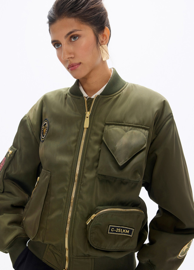 Bomber militar parches
