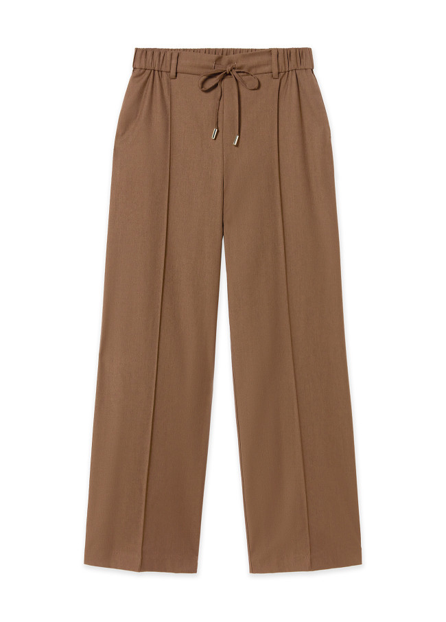 Pantalon tailleur long droit Paris avec taille...