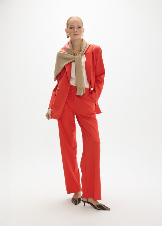 Pantalon Longue Couleur Unie Droite