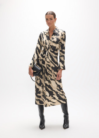 Marble Knot Print Dress