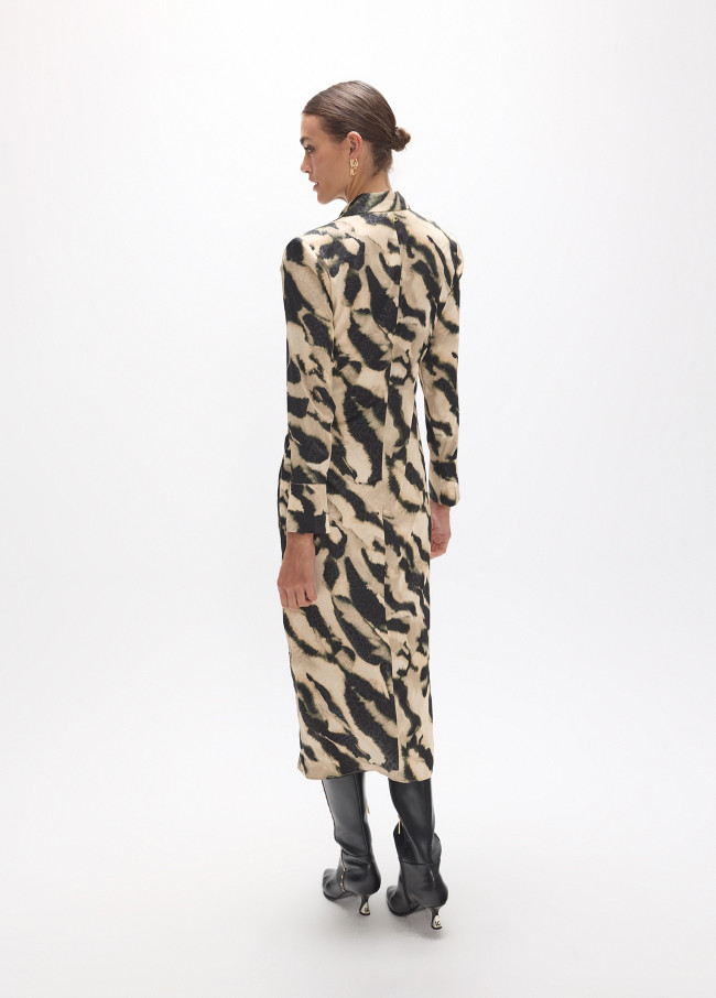 Marble Knot Print Dress