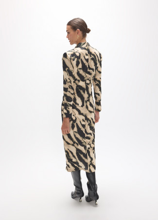 Marble Knot Print Dress