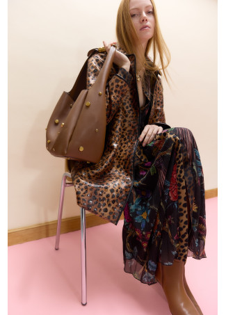 Abrigo animal print
