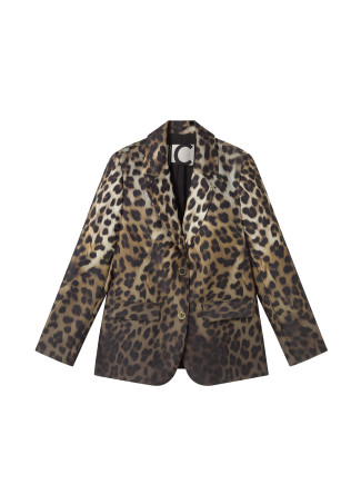 Blazer Estampa Leopardo Degradé