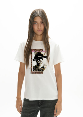 T-shirt stampata manica corta Lola