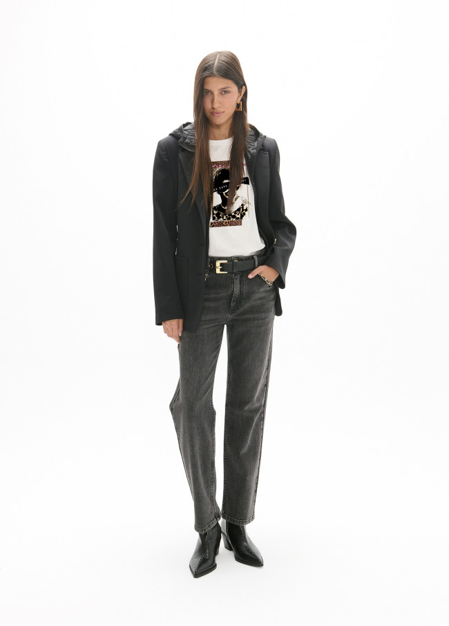 T-shirt imprimé manches courtes Lola
