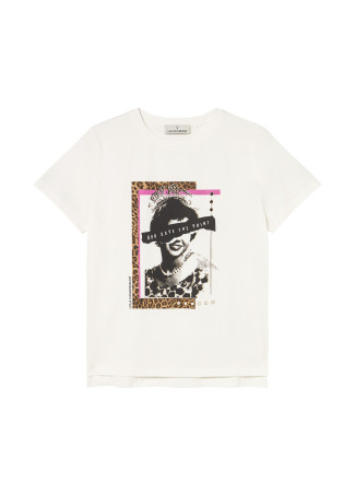 Kurzarm-Shirt mit Druck Lola